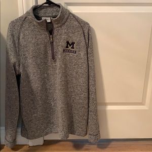 Champion “Michigan” quarter zip fleece